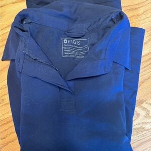 Figs Men's Deep Blue Polo